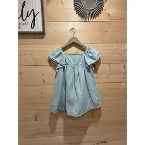 Edgehill Collection linen cotton blend polka dot dress